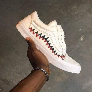Bape custom vans.